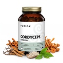 PURICA Cordyceps Mushroom Supplements 120 Vegan Caps 30-Day Supply, Supports Energy, Vitality, Respiratory Wellness, Kidney Care, Lung Strength, Soothing Comfort, Non-GMO, Gluten-Free & Easy to Digest