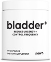BLADDER PLUS™ Bladder Control Supplements for Frequent Urination Relief, Urinary Urgency & Incontinence – Supports Bladder Function, UTI and Urinary Tract Support Bladder Control Pills | 90 Capsules