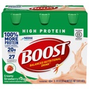 Nestle Boost High Protein Balanced Nutritional Drink Creamy Strawberry 8 oz Bottle 24 Ct