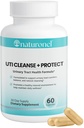 UTI Cleanse + Protect – Urinary Tract Support with D-Mannose, Cranberry, Hibiscus & Dandelion | Advanced Formula, Dietary Supplement - Non-GMO, Made in USA, GMP Certified (1)