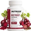 Beetroot Capsules, Organic Beet Root Powder with Grape Seed Extract, 3-in-1 Plant-Based Formula, 90 Capsules for Daily Nutritional Routine