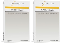 Integrative Therapeutics Lavela WS 1265 - Lavender Essential Oil Supplement for Sleep & Stress Support* - Dairy-Free - 120 Softgels (120 Servings)