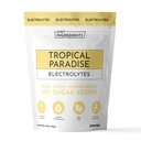 JUST INGREDIENTS Tropical Paradise Electrolytes Drink Mix - Coconut Water, Sea Salt, Trace Minerals - Powder - 30 Servings