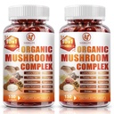 10 in 1 Lions Mane Mushroom Supplement with Turkey Tail, Reishi,Cordyceps, Chaga & More - Brain Supplements for Memory and Focus-300 Softgels