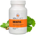 Vitasecrets Mentis Memory & Cognition Support Supplement - Concentration, Clarity, Cognitive Enhancement - Vitamins B6, B12, Ashwaganda, Gingko Biloba| Gluten and GMO Free, 90 Capsules