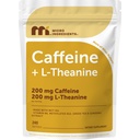 Caffeine Pills 200 mg with L-Theanine 200 mg Per Serving, 240 Softgels | Focus & Energy Support* | 6-in-1 Supplement with Vitamin B6, Methyl B12, Green Tea & Panax Ginseng | Made with MCT Oil