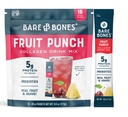 Bare Bones Fruit Punch Collagen Protein Water Drink Mix, 16 Packets | 5g Collagen Protein | Prebiotic Collagen Water Drink Mix Stick | Naturally Sweetened, Light & Flavorful | Gluten & Dairy Free