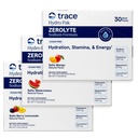 Trace Minerals ZeroLyte Variety Bundle - Sugar Free Electrolyte Drink Mix - Salty Watermelon, Berry Lemonade & Mango - 3 Boxes (90 Packets)