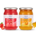 Sea Moss Gel Essential Vitamins, Trace Minerals, Vegan superfoods, jams, Jellies, and Sweet sauces Gifts (Strawberry) +（Mango