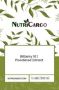 NutriCargo Bilberry 10:1 Powdered Extract 1.1 LBS (500 G)