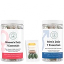 Men's & Women's Daily 7 Essentials Bundle - Complete Multivitamin Packs for Optimal Health and Vitality