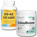 ColonBroom Tropical Fiber Powder + Vitamin D3 K2 Bundle