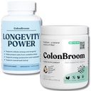ColonBroom Tropical Fiber Powder + Ubiquinol CoQ10 Bundle