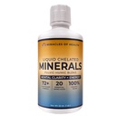 Liquid Chelated Minerals - Organic Humic Fulvic Mineral Blend - 72+ Plant-Based Minerals, 20 Essential Amino Acids - 100% Natural - 1 Month Supply, 32 fl. oz