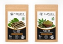 Traditional Ayurveda Combo | Organic Giloy Dried Sticks & Neem Leaves | Naturally Dried Herbs