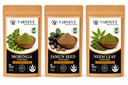 Moringa Leaf Powder, Neem Leaf & Jamun Beej Powder Combo Pack of 3