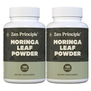 Zen Principle Organic Moringa Oleifera. Ultra-Premium. Provides an All Natural Energy Boost and Multi-Vitamin. A Raw Superfood, Vegan, No GMO and Gluten Free. 360 Capsules.