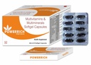 Multivitamin & Multiminerals Softgel Capsules Vitamin C, Vitamin D, Vitamin B, Zinc, Supports Immunity and Growth Health for Men and Women(Pack of 3) 30 Caps
