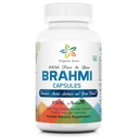 Organic Aura Brahmi Capsules -120 Count. Naturally Strengthens and Boosts Immunity and Memory. Whole Green SuperFood. Non GMO - Gluten Free.