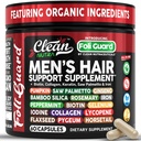 Hair Growth Supplement For Men | Biotin Hair Vitamins Collagen Pumpkin Seed Saw Palmetto Iron Ginseng Bamboo Silica Rosemary Peppermint Keratin Selenium Iodine Flaxseed Horsetail Vitamin A C D3 E B12