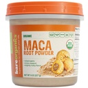 BareOrganics Maca Root Powder, Organic, Vegan, Non-GMO, Gluten-Free, Energy & Stamina Support, 8 oz