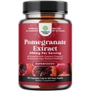 Advanced Pomegranate Extract Capsules - Powerful Antioxidant & Healthy Heart Support - Easy To Swallow Pomegranate Supplement - Superfood for Energy & Gut Health Support - Third Party Tested - 120 Ct