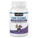 Naticura Liver Cleanse Plant-Based Formula - Vegan Full Spectrum Supplement with Milk Thistle, Vitamin C and Zinc for Liver Function and Immune Support - 120 Capsules - No Fillers or GMO - Made in USA