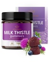 HERBAMAMA Milk Thistle Supplement – 1500mg Milk Thistle Gummies for Liver Detox* & Anitoxidant Support – Liver Support Supplement – Vegan Liver Health* Gummies - 60 Count (30 Servings)