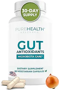 Gut Health Flavonoids Supplements - Gut Cleanse & Restore Good Digestion - Antioxidant Supplement with Berberine, Ginger, Quercetin - Gut Restore Formula to Balance and Support Digestion - 1 Bottle