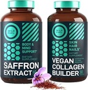 WILD FUEL Vegan Collagen Builder and Saffron Extract Vegan Bundle
