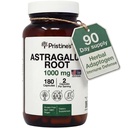 PRISTINE'S Astragalus Root Supplement Capsules - 1000mg 90 Day Supply- Immune Support Supplement Capsules - Herbal Adaptogen - Healthy Aging, Heart & Lung Health