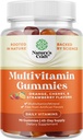 Multivitamin Gummies for Adults - Halal Multivitamin Gummy with B12 Biotin - Gelatin-Free Gummy Multivitamins for Men & Women - Vitamin Gummies with Zinc & Vitamin D - Non-GMO Gluten-Free - 90 Count