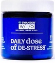 Swanson WIO Daily dose of DE-Stress Stress Support, Relaxation, Feel Calmer, Rest Better, Less Stress, Lactium Milk Protein Peptide, Adaptogen, Wellness, 30 Capsules (30-Day Supply)