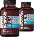 CocoaVia Memory+ Brain Supplement, 60 Day, 750 mg Cocoa Flavanols, Memory & Brain Booster, Vegan, Plant Based,180 Capsules