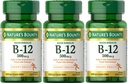 Nature's Bounty B-12 Quick Dissolve Tablets 500 Mcg, 300 Tablets (3 X 100 Count Bottles)