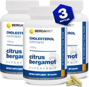 Cholesterol Command, Citrus Bergamot SuperFruit Supplement, 47% Bergamot Polyphenol Fraction (BPF) Patented Formula, Made in The USA, 3 Months, 270 Capsules - 3 Bottles