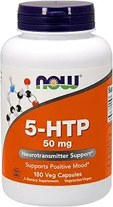 NOW Foods 5-HTP 50 mg - 180 Capsules