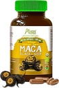Black Maca Root Capsules l Organic Vegan Pills l 1500mg per Serving l Reproductive Health for Men l Natural Energy Booster l Adaptogen Function l Non GMO and Gluten Free l   Andes
