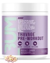 RAW Pre Workout Powder, Thavage (Rocket Candy) - Chris Bumstead Sports Nutrition Supplement for Men & Women - CbumPreworkout for Working Out, Hydration, Mental Focus & Energy - 40 Servings