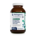 Metagenics Multigenics Multivitamin with Iron - Daily Multimineral Formula for Bone Health, Homocysteine Metabolism & Antioxidant Support - Contains B Vitamins, Calcium, Zinc & Folate - 180 Tablets