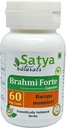 Brahmi Forte Capsules 500 mg. 60 Veg. Capsule | Brahmi (Bacopa Monnieri) Extract Capsules for Men and women | Ayurvedic Herbal Supplement/Remedies | 10:1 Forte (1 Bottle of 60 Capsules)