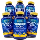 Probiotics for Women and Men with Natural Lactase Enzyme & Prebiotic Fiber for Digestive Health - 80percent + Stronger Supplement for Gut Health Support - 6 Count of 60 Tablets