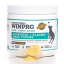 WINPRO Dog Probiotic Powder Meal Topper, Spray Dried Plasma with Prebiotics and Probiotics for Digestive Support and Gut Health for Dogs, All Breeds, Ages, and Sizes, 60 Scoops, Made in USA