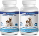 Bone Support for Puppies - Dogs Ultra Vitamins - CHEWABLE - Advanced Formula - Premium Minerals - Dog Calcium Bones - 2 Bottle (180 Chews)