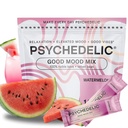 Psychedelic Water Good Mood Mix Watermelon Kava Drink Mix Packets - 250mg Noble Kava Root + Mucuna Pruriens - Vegan, Non-GMO, Gluten-Free - AlcoholFree Relaxation Drink - 14 Servings
