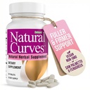 Breast Enhancement Supplement Herbal Bust Enhancer with Saw Palmetto Fenugreek Wild Yam Black Cohosh Vegan Non GMO 60 Capsules Fuller Firmer Bust Support for Women