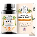 Organic Maca Root Capsules 1200 mg – Libido Booster for Women Fast Acting & Potent | Female Maca Supplement | Energy Pills from Peru | Includes Black Pepper for High Absorption | Vegan, 120 Ct