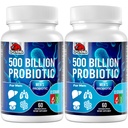 Probiotics for Men, 500 Billion CFU & 12 Mens Probiotic for Digestive Health + 4 Organic Prebiotic Fiber, for Digestive, Gut, Immune Health, Bloating, Gas, Energy Support, Shelf Stable - 120 Capsules