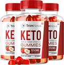 LIVORKA (3 Pack) TrimNova Keto ACV Gummies, TrimNova Gummies, TrimNova Keto, TrimNova Keto ACV Gummies, Trimnova, TrimNova Keto Formula, TrimNova Keto ACV Gummies 1050MG, 180 Gummies for 3 Months.