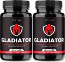 rize labs - Gladiator Capsules - Performance Supplement for Men, Maximum Strength Support for Muscle Growth (120 Capsules)